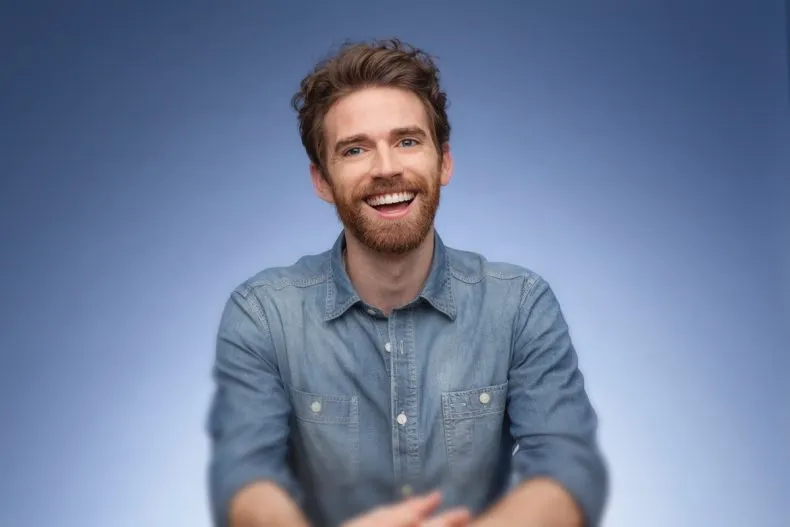 Adult smiling